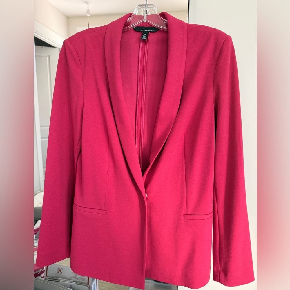 White House Black Market Pink Blazer